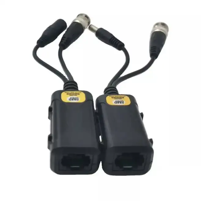 Highfly professional AHD CVI TVI PAL NTSC SECAM accessories 2 in 1 8MP passive video balun