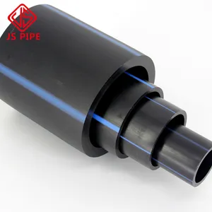 Customized Agricultural Irrigation Pipelines Standard Length Black Plastic Water Supply Pipe