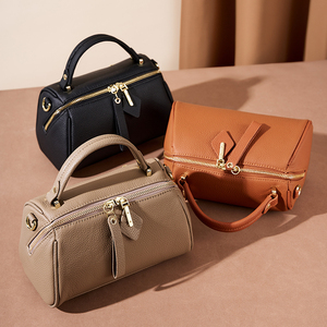 Fabricante OEM Carteras Para Mujer Cuero de Grano Superior Bolsos de Hombro Elegantes Simples Caja Bolsos Lujo - Product Image 6