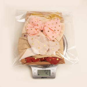 5 pièces combinaison Style européen et américain 5 couleurs enfants bébé bandeau ensemble Nylon large cheveux accessoires pour 13-24 mois - Product Image 6