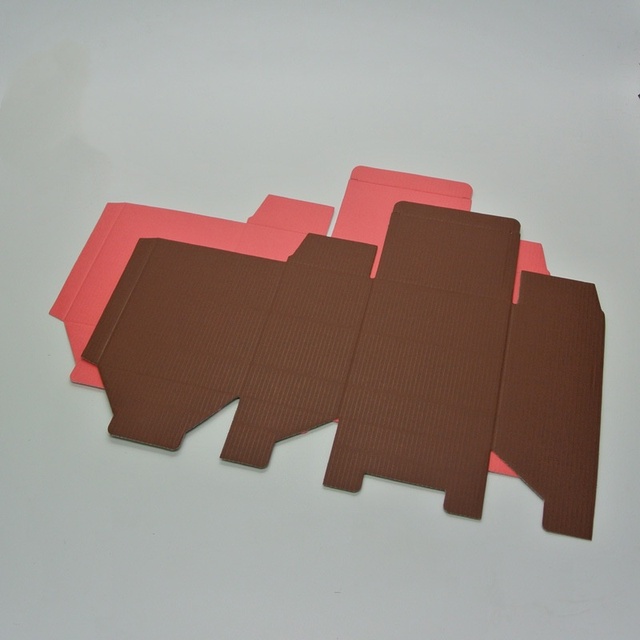 Cosmetic Corrugated Paper Packaging Box with Anti Paper Lining E Flute Corrugated Paper Sheet Board Customized