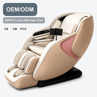 Fauteuil de massage premium inclinable avec design compact, zéro gravité et rail SL, pour une expérience de relaxation
