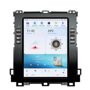 RoadNavi Teslaสไตล์Android <span class=keywords><strong>11</strong></span> รถวิทยุสําหรับToyota Prado 2002-2009 รถเครื่องเล่นมัลติมีเดียไร้สายCarplay 4G - Product Image 3