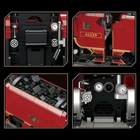 Jie Star JJ9198 2026 Nouveau Kit de Modélisme de Train Électrique MOC avec Rails, Décoration de Bureau, Cadeau pour Adultes, Ensembles de Blocs de Construction