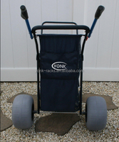 Yonk Big Beach Buggy gonflable Kayak Dolly avec roues de ballon et structure de plate-forme de chariots de sable avec support personnalisé OEM