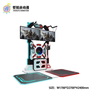 Simulador <span class=keywords><strong>de</strong></span> <span class=keywords><strong>Realidad</strong></span> Virtual, Máquina <span class=keywords><strong>de</strong></span> Juego <span class=keywords><strong>de</strong></span> Disparos <span class=keywords><strong>de</strong></span> Pie para Dos Personas, Máquina <span class=keywords><strong>de</strong></span> Entretenimiento Interactiva <span class=keywords><strong>de</strong></span> <span class=keywords><strong>Realidad</strong></span> Virtual - Product Image 1