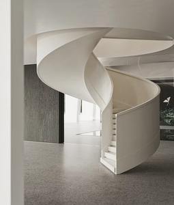 <span class=keywords><strong>Escalier</strong></span> en colimaçon en bois de chêne massif pour les designs de <span class=keywords><strong>bibliothèque</strong></span> traditionnels, les intérieurs de cabanes confortables et les ambiances rustiques pour les lofts modernes - Product Image 5