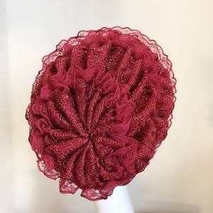 सैटिन महिलाओं के जातीय बाल बोननेट पगड़ी कैप कपास बेनी नींद सहायक-कैंसर कीमो रोगियों के लिए - Product Image 5