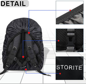 Heavy Duty impermeable a prueba de rayos UV bolsa a prueba de polvo cubierta ajustable Polvo y lluvia para senderismo Camping mochila - Product Image 4