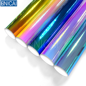 Autocollants de voiture en vinyle brillant arc-en-ciel chromé couleur merveilleuse personnaliser le logo <span class=keywords><strong>film</strong></span> de carrosserie arc-en-ciel chromé - Product Image 2