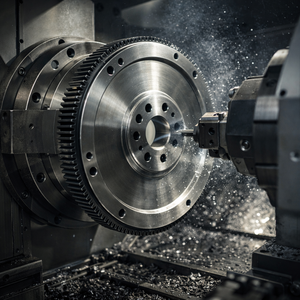 Nouveau volant moteur automobile en fonte usiné CNC sur mesure, conçu avec précision pour un transfert de puissance haute performance - Product Image 2