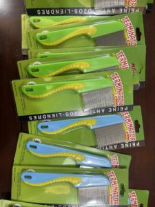 Acero inoxidable largo corto mascota perros gatos diente fino pelo Fea piojos pulgas peine cepillo eliminar piojos garrapatas quitamanchas para gato perro - Product Image 5