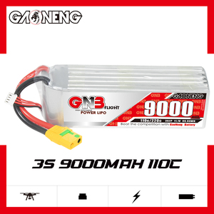 GAONENG GNB 9000MAH 3S 11.1V 110C 220C XT90 RC แบตเตอรี่ลิโป้ EDF เครื่องบินเจ็ทรถบรรทุกเครื่องบินเฮลิคอปเตอร์มัลติคอปเตอร์เรือ RC งานอดิเรก - Product Image 2