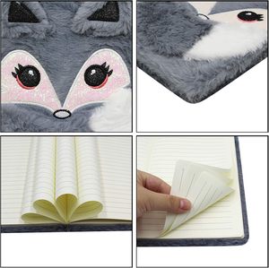 Cuaderno <span class=keywords><strong>de</strong></span> Peluche con Diseño <span class=keywords><strong>de</strong></span> Animalitos, Diario para Niñas y <span class=keywords><strong>Adolescentes</strong></span>, con Forro Interior <span class=keywords><strong>de</strong></span> 160 Páginas - Product Image 4