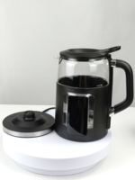 Bouilloire électrique en verre 1,5 L avec écran tactile couleur, contrôle de la température et maintien au chaud pendant 2 heures