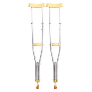Aluminum Alloy Underarm <b>Crutches</b> Adjustable Height Non Slip Medical <b>Walking</b> Aid For Elderly Rehabilitation Training - Product Image 5