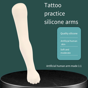 Brazo de Práctica de Silicona para Tatuajes, 63 cm, Alta Simulación, Brazo de Entrenamiento Suave para Suministros de Tatuaje - Product Image 3