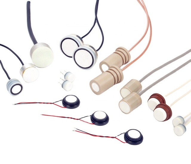 JIAKANG 300kHz Piezoelectric Ultrasonic Transducer Sensor -35~70 Operating Temperature Touch-the-Air Mounting for Gas Flow