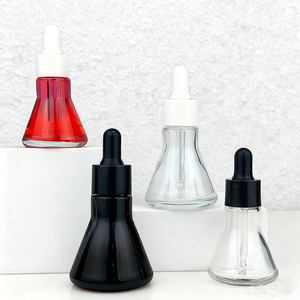 Envase Cosmético de Lujo para Aceites, Botella de Vidrio Cónica con Gotero para Aceite Esencial de 30 ml y 40 ml, para Cuidado de la Piel y el Cabello - Product Image 4