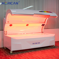 Lit de thérapie par lumière rouge médicale, couverture complète du corps, système de photobiomodulation LED