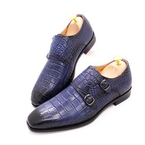 Zapatos de Vestir Oxford de Estilo Británico para Hombre, Hechos a Mano, Casuales, de Cuero, con Cuentas, de Charol, con Tres Conectores, Zapatos de Negocios Transfronterizos - Product Image 2