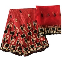 H & D Impression africaine personnalisée en gros Chine Bazin tissu Ankara tissu Java Polyester Bazan tissu d'impression en relief