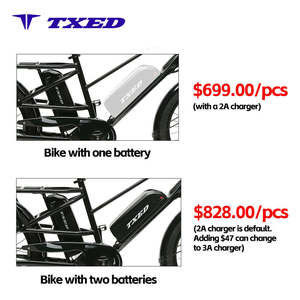 Vélo de livraison urbain populaire à cadre en aluminium, 7 vitesses, batterie au lithium, cadre en I rapide et construction légère - Product Image 3
