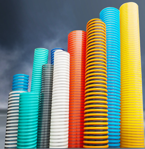 Tuyau d'aspiration hélicoïdal en <span class=keywords><strong>PVC</strong></span> renforcé avec raccord en plastique pour le refoulement d'eau et les tubes en plastique – Type de produit - Product Image 4