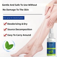 Spray rafraîchissant pour chaussures à l'extrait de menthe, liquide aux extraits botaniques pour l'entretien quotidien des chaussures et l'élimination des odeurs intérieures