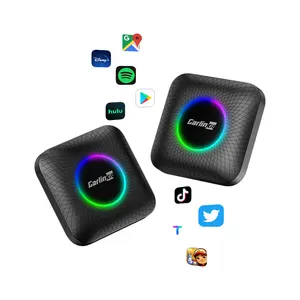 Oem Odm Carlink Multimedia Android 13 Ai Box Dongle 64G 256GB Wireless Car Play Box Android Auto Für Netflix Carplay Youtube