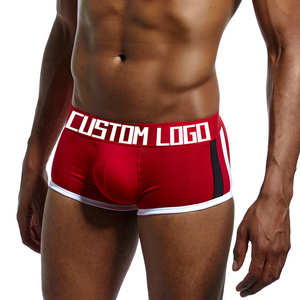 Haute <span class=keywords><strong>qualité</strong></span> à la mode boxer hommes <span class=keywords><strong>fruit</strong></span> du métier à tisser boxer coton spandex tissu hommes boxers slips sous-vêtements - Product Image 1