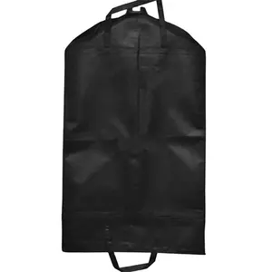 Черный мужской костюм, пылезащитный чехол, оптовая цена, сумки для одежды с принтом логотипа, складные дорожные сумки для одежды - Product Image 5