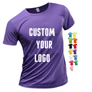 Custom T Shirt Manufacturer Dry Fit T Shirt Polyester T Shirt Sublimation Tshirts With Logo Custom Logo Printed Men's T-shirts