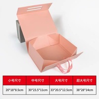 Boîte cadeau de luxe rigide et magnétique en carton, avec doublure en éponge, pour dossiers recyclables à ouverture manuelle, personnalisable