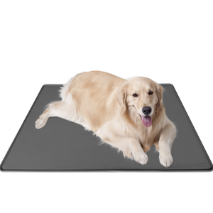 Großer Bodens itz Sitzende Silikon-Haustier matten im Freien Dekorative Hunde matte für Schlafs ofa Garten - Product Image 1