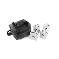 LEAHUA Promotion Exceptionnelle Projecteur Mini PAR LED RGB 3-en-1 10W DMX512 Alimenté par AC en Alliage d'Aluminium pour Scène Hôtelière et DJ, Faisceau 10/25, IP20