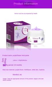 Crème Traitante pour Piqûres de Moustiques pour Adultes - Crème à base de Trèfle Violet pour Usage Externe sur le Corps pour Tous Types de Peau - Product Image 4