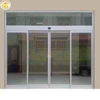 Porte battante moderne pour vitrine commerciale avec quincaillerie robuste pour façade de centre commercial