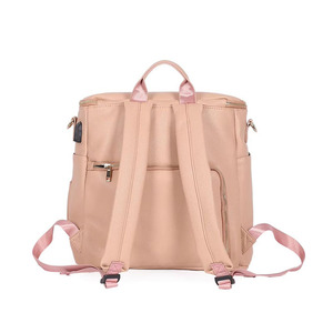 Nhà máy trực tiếp công suất lớn PU da tã túi với đơn hoặc đôi Dây đeo vai cho bà mẹ-tã Ba lô - Product Image 5