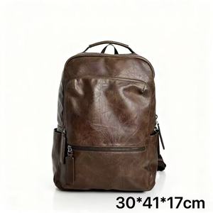 <span class=keywords><strong>Mochilas</strong></span> Vintage Casuales de Moda para Hombre, Bolsos de Viaje de Cuero PU de Alta Calidad, Compra Directa del Fabricante - Product Image 5
