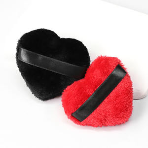 Pinkz OEM, Al Por Mayor, Personalizado, Esponja de Maquillaje en Forma de Corazón, de <span class=keywords><strong>Terciopelo</strong></span> Suave, 2 Piezas, Lavable, Tati - Product Image 3