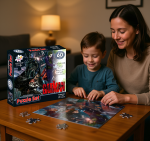 Ensemble de puzzles amusants sur le thème de Batman, 60 pièces, jouet éducatif pour les enfants de 3 ans et plus, impression couleur intégrale - Product Image 2
