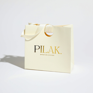 Sacs en carton écologiques de luxe pour bougies portables, avec logo personnalisé, marquage à chaud, réutilisables, emballage cadeau de marque avec poignée en ruban - Product Image 6