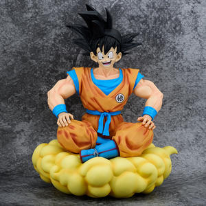 Figura de acción de dragón DBZ de 38CM, Super Saiyan, Son Goku, Nimbus, nube, poste, Nube sentada, posición sentada, modelo de juguete coleccionable - Product Image 3
