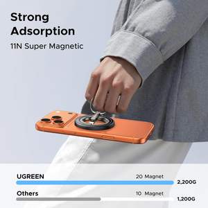 Soporte Magnético para Teléfono UGREEN, 360° ° Soporte Giratorio para Teléfono <span class=keywords><strong>con</strong></span> Doble Bisagra, Soporte Magnético de Doble Cara - Product Image 3