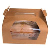 En gros d'emballage de Beignet de Boîtes à Biscuits Personnalisée Peluche Américaine Beignet Partie Beignets Boîte
