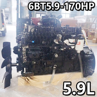Moteur diesel 6 cylindres 4 temps Cumins neuf d'origine pour camion commercial 6BT 5.9L avec pompe et moteur certifié ISO 9001