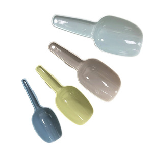 Juego de cucharas medidoras multiusos modernas, 3 piezas, herramienta de cocina de plástico PP para harina, palomitas de maíz, hielo, con mango - Product Image 5