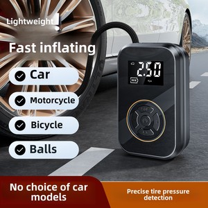 Xách tay xe không dây máy bơm không khí đa chức năng khẩn cấp điện thoại di động ngân hàng điện nhảy khởi động Inflator xe máy bơm không khí - Product Image 2