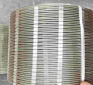 अनुकूलन योग्य इनक्स 316 तार रस्सी नेट पॉलिश स्टेनलेस स्टील केबल वेब जाल हीरा छेद आकार रेलिंग वेल्डिंग तकनीक के लिए हीरा छेद आकार - Product Image 6